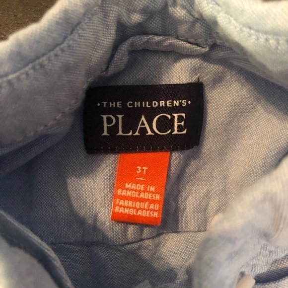 Light Blue Children’s Place Dress Shirt - Picture 3 of 5